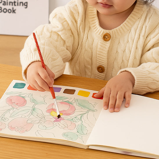 Livre de peinture à l'aquarelle créatif pour enfants