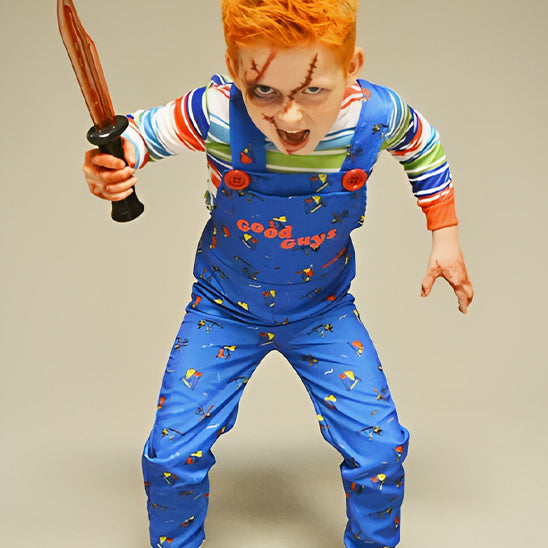 Déguisement unisexe pour jeunes enfants - Film horreur Chucky Halloween