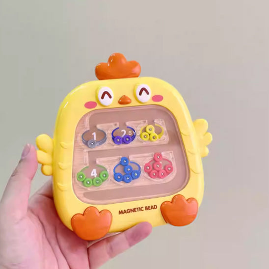 Labyrinthe magnétique avec chiffres de couleur, stylo, jeux de perles mobiles, motricité Fine, jouets éducatifs pour enfants, cadeau Jeux de tri Montessori