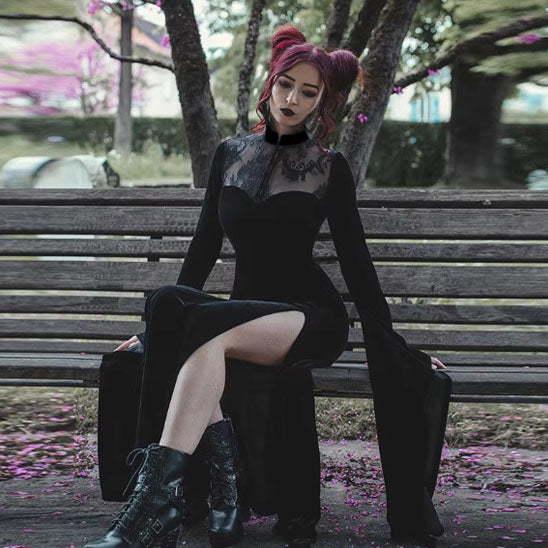 Déguisement Halloween femme: robe gothique