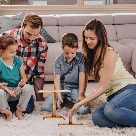 Jeux de lancer d'anneaux pour enfants et adultes