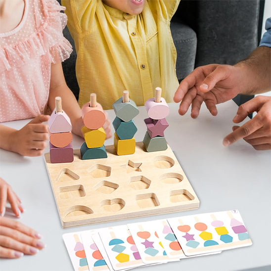 Puzzle en bois - Jeux éducatifs Montessori pour enfants