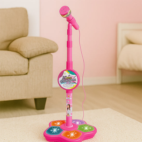 Microphone de karaoké avec support pour enfants