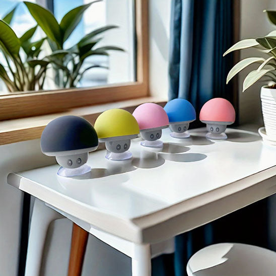 Mini haut-parleur champignon portable sans fil Bluetooth 3.0