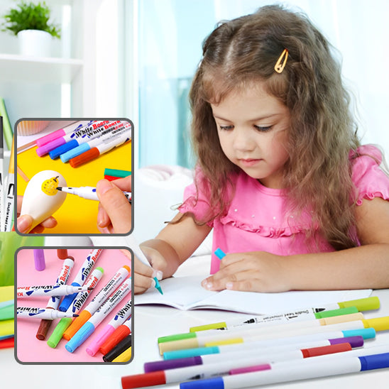 Stylo de Peinture à L'eau Magique avec Cuillère - 12 Pièces Stylo Magique