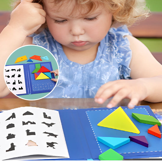 Puzzle magnétique pour enfants Montessori