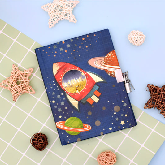 Journal avec serrure et clés