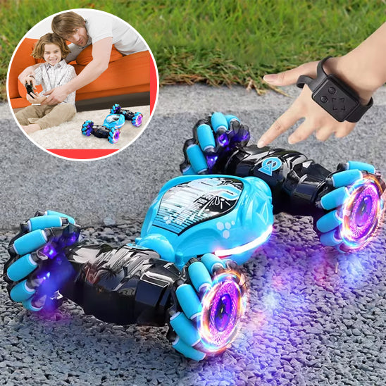 Voiture télécommandée de dérive RC 4WD avec lumières LED musicales