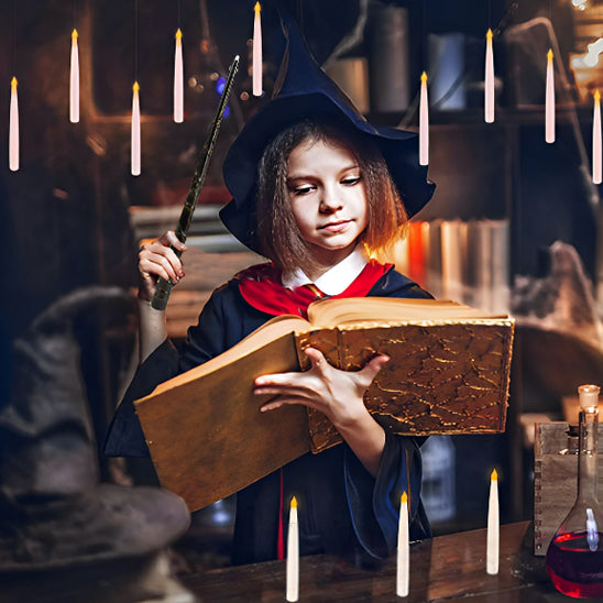 Bougies flottantes pour l'Halloween / Noël
