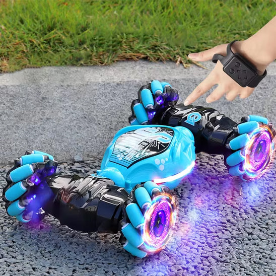 Voiture télécommandée de dérive RC 4WD avec lumières LED musicales
